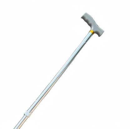 Premium Adjustable Aluminium Walking Stick – Elegant Silver Color