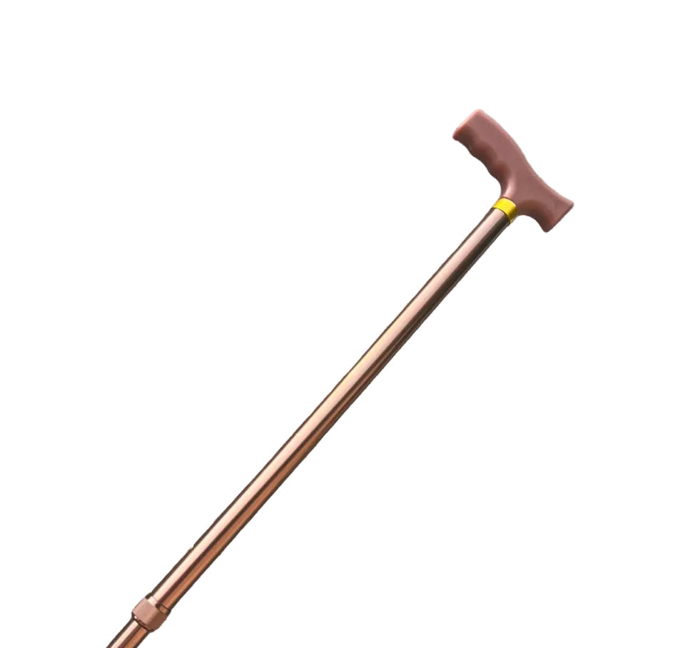 Premium Adjustable Aluminium Walking Stick Mehroon Color