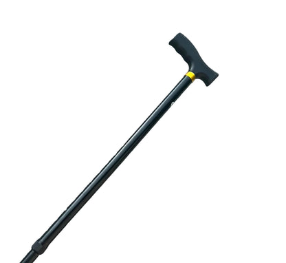Premium Adjustable Aluminium Walking Stick – Black Color