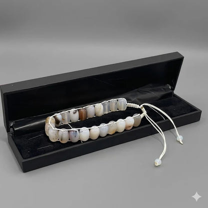 Turkish Round White Aqeeq Stone Tasbeeh 21 Beads