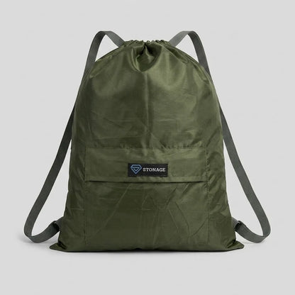 Drawstring Bag – , Waterproof, All-Purpose for Hajj Umrah College/Uni , Gym & Daily Use ( Olive Green)
