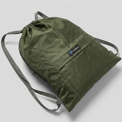 Drawstring Bag – , Waterproof, All-Purpose for Hajj Umrah College/Uni , Gym & Daily Use ( Olive Green)