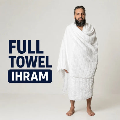 Get Free Drawstring Bag (Of Rs-1,500/-) with 7 in 1 Hajj & Umrah Essentials – One Complete kit.