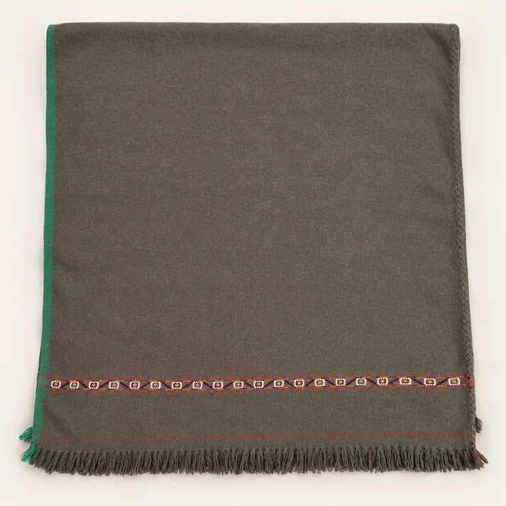 Herati - Handmade Wool Shawl, Brown