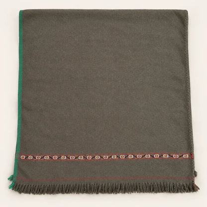 Herati - Handmade Wool Shawl, Brown