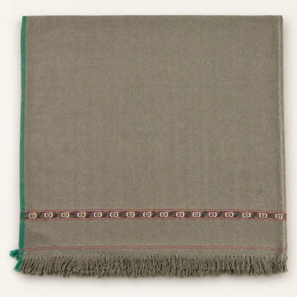 Herati - Handmade Wool Shawl, Light Brown