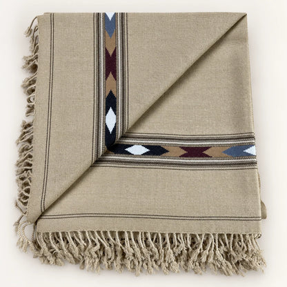 IBEX Sadabahar Swati Kaadi Shawl , Pure and Original Woolen, Sand Beig Color