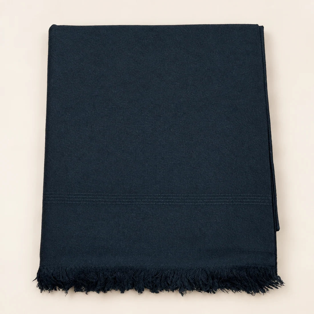 Swati Shawl Plain Black