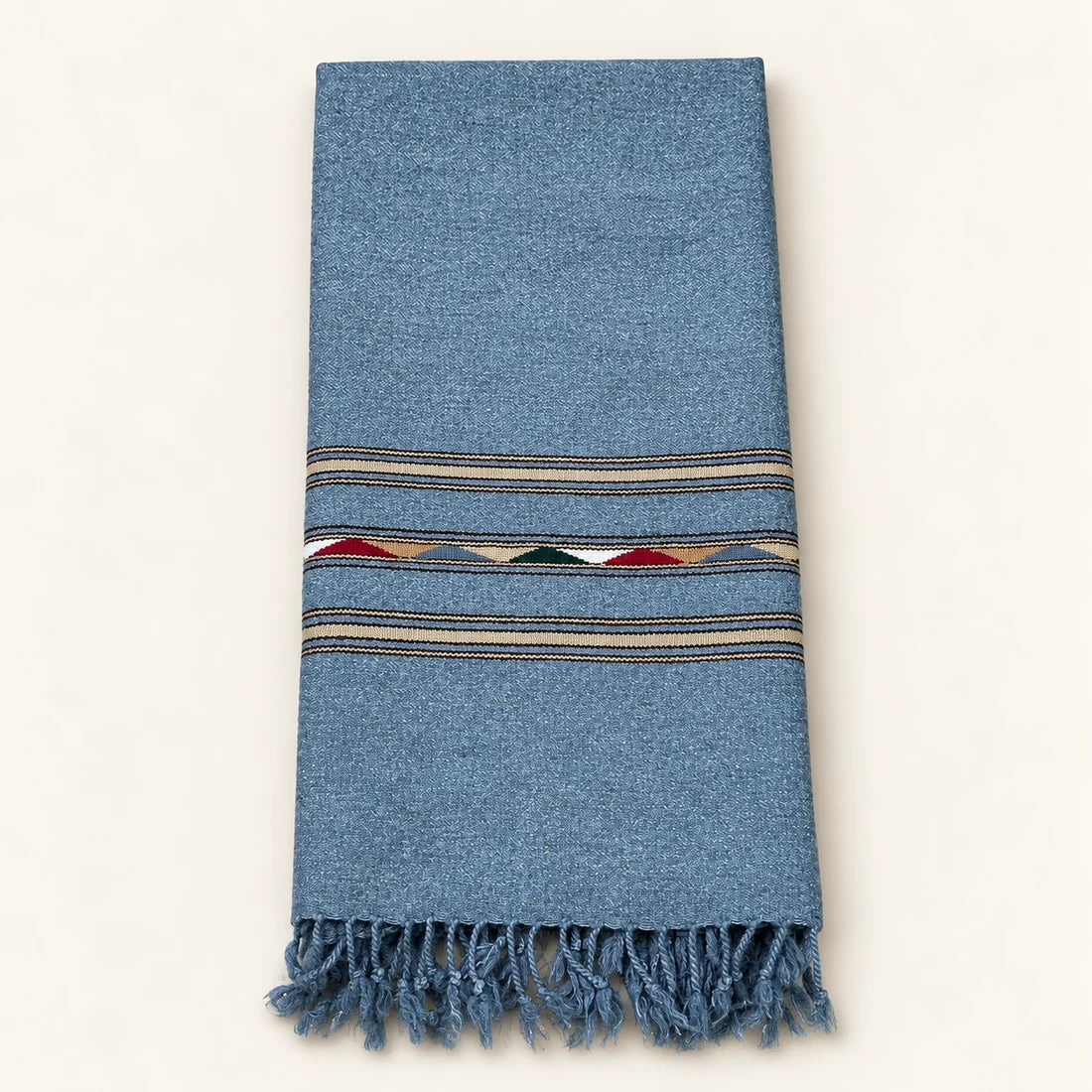 Handmade Soft , Wool Mufflers- Grey