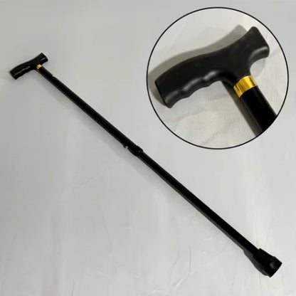 Premium Adjustable Aluminium Walking Stick – Black Color