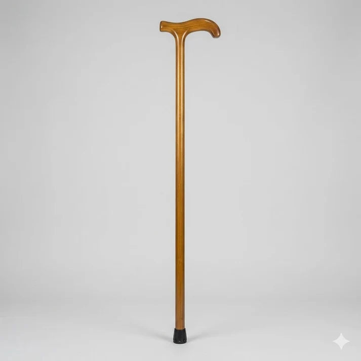 Smoothi Brown Walking Stick ( T Shape)