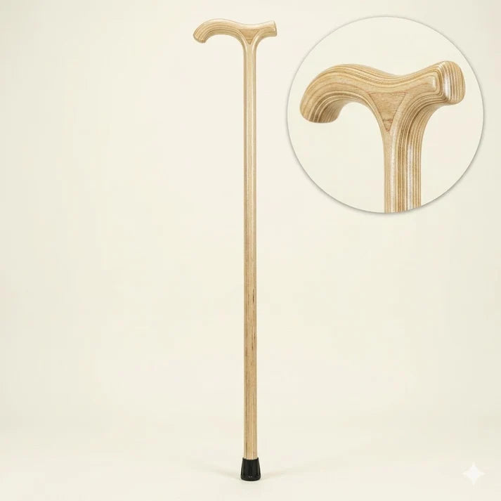 Smoothie Premium Walking Stick White (T Sahpe)