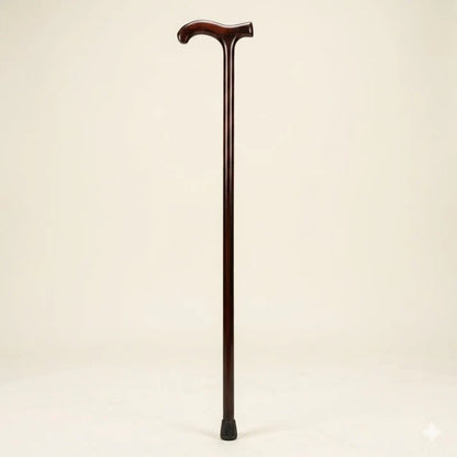 Smoothie Premium Walking Stick Dark Brown Color (T Shape)
