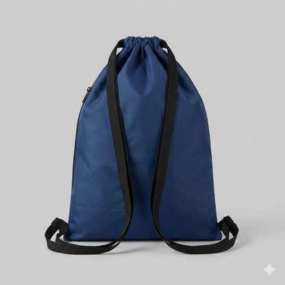 Drawstring Bag – , Waterproof, All-Purpose for Hajj Umrah College/Uni , Gym & Daily Use ( Navy Blue)